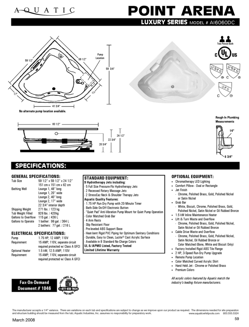 Aquatic Point Arena AI6060DC User manual