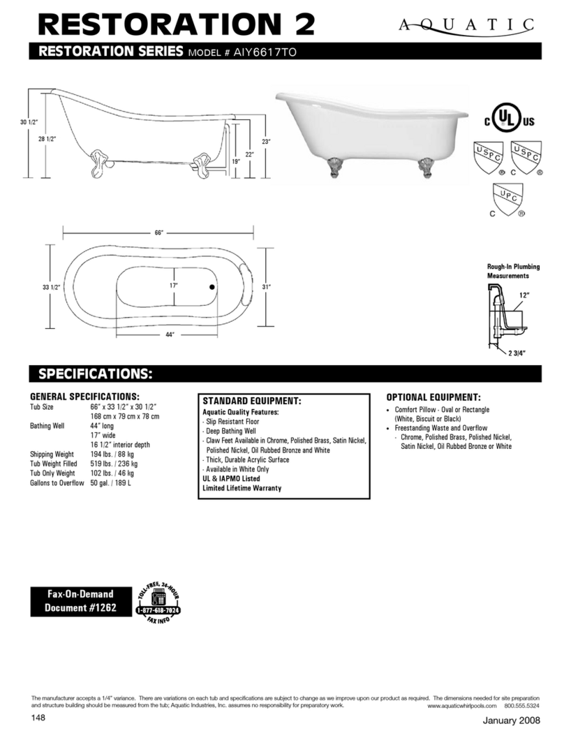 Aquatic Restoration 2 AIY6617TO User manual