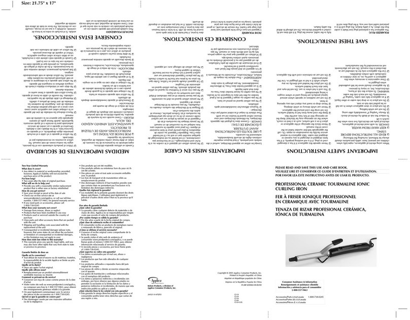 Applica CI-1A Installation instructions