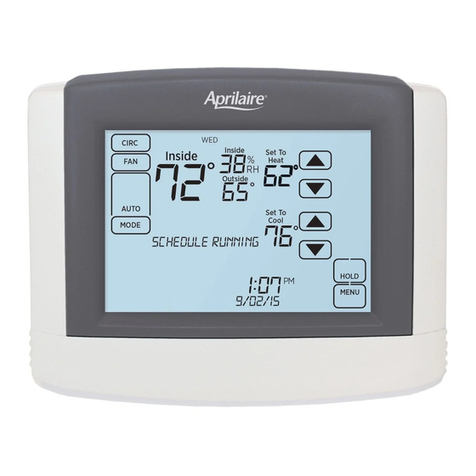 Aprilaire 8600 owner's manual