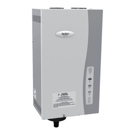 Aprilaire 800 Series User manual