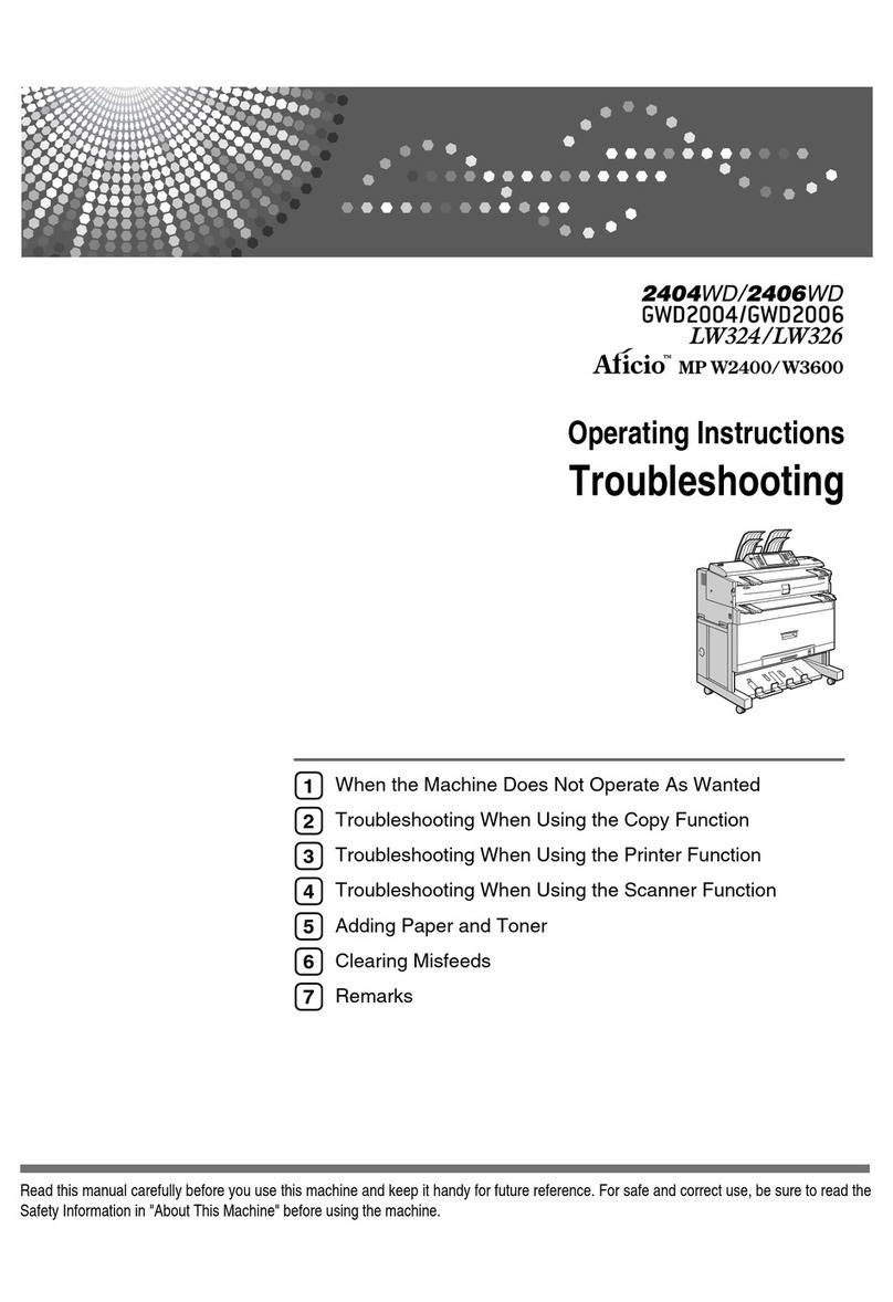 Aficio B2867757 User manual