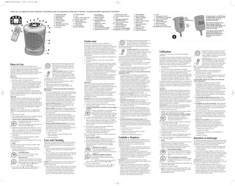 Black & Decker BDHF601 Installation instructions
