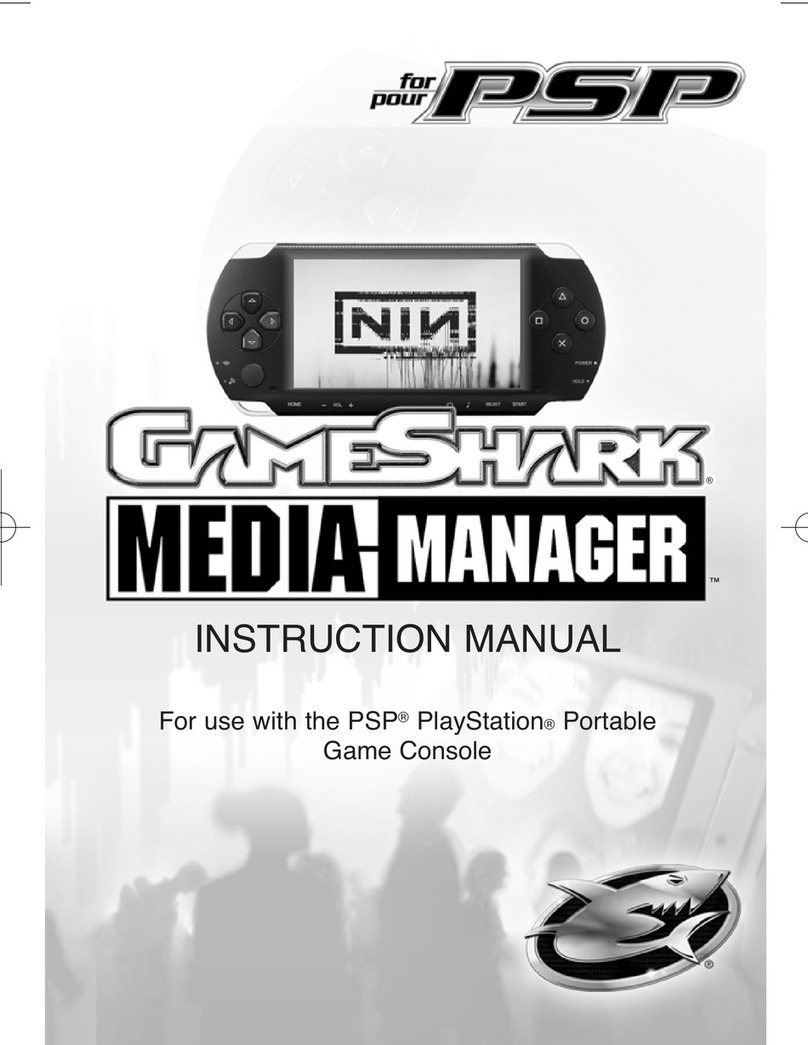 GameShark Media Manager for PSP User manual