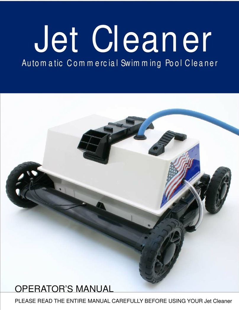 AquaJet Swimming Pool Cleaner Operator's manual