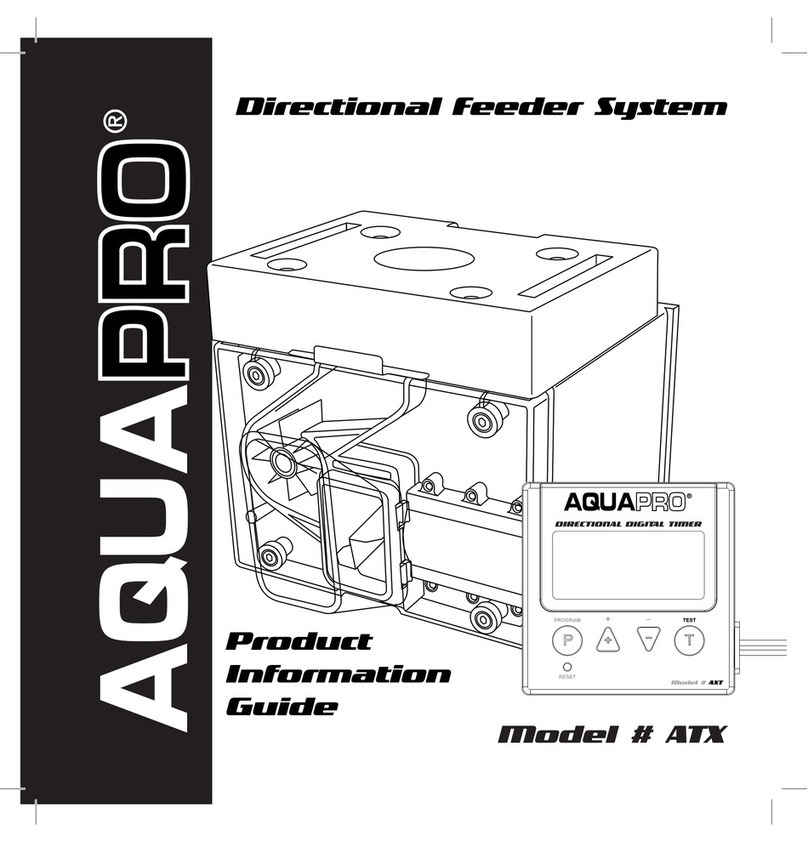 Aquapro Fish Feeders ATX Product information guide Aquapro Fish Feeders ATX Product information guide