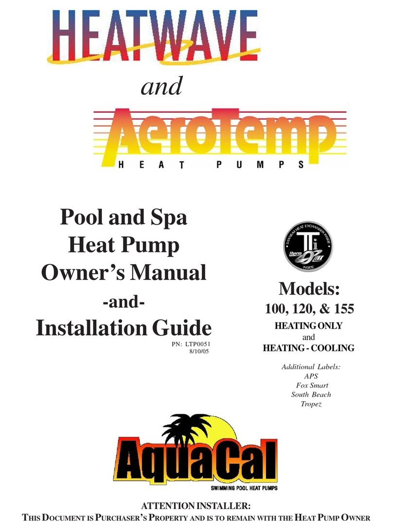 Aquacal AUTOPILOT 120 Programming manual