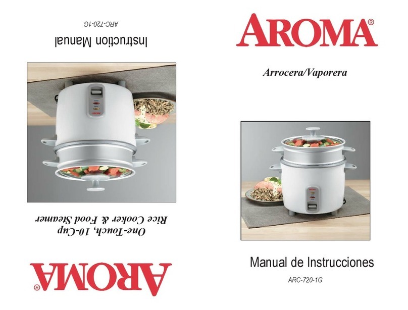 Aroma ARC-720-1G instruction manual