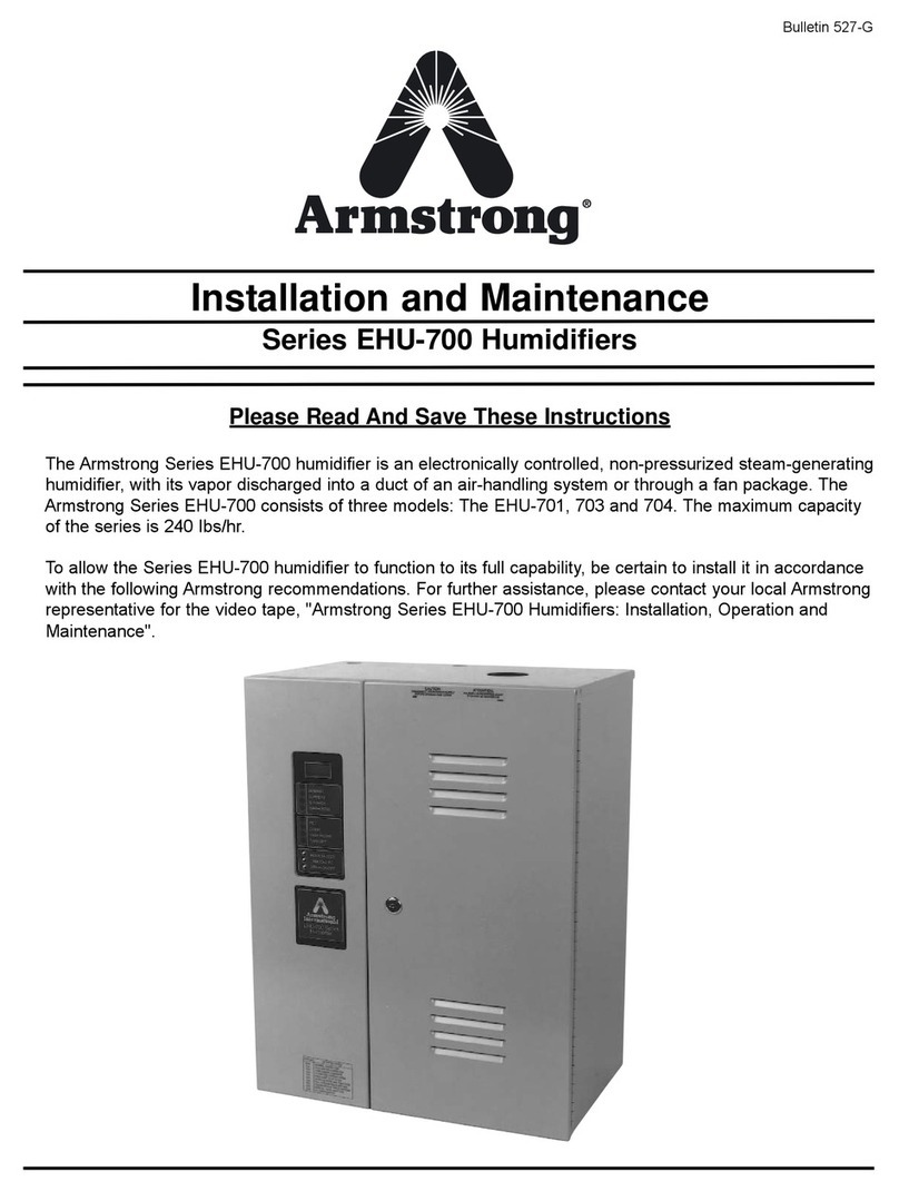 Armstrong EHU-700 Series Installation and Maintenance