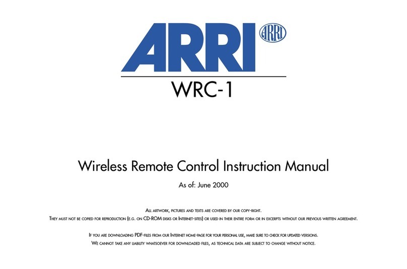 ARRI WRC-1 instruction manual