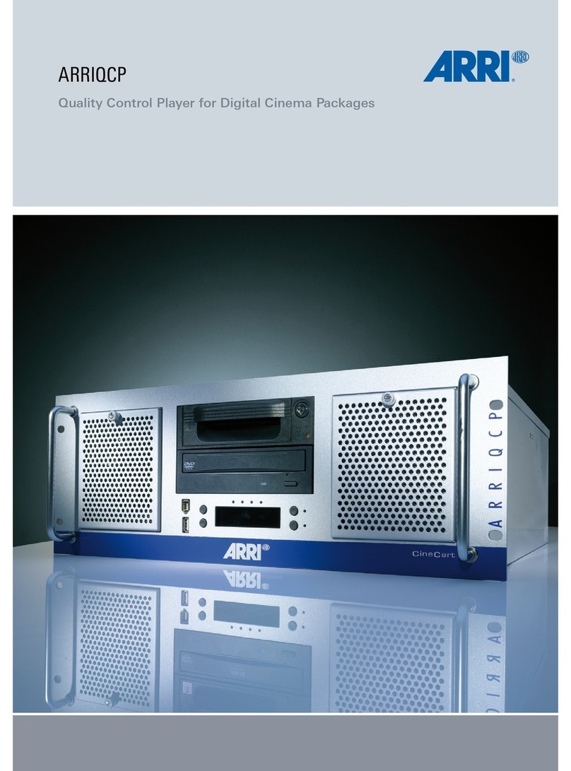 ARRI Quality Control Player ARRIQCP Brochure & specs