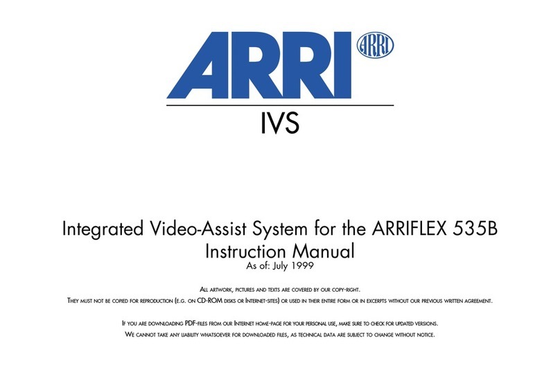 ARRI 535B User manual