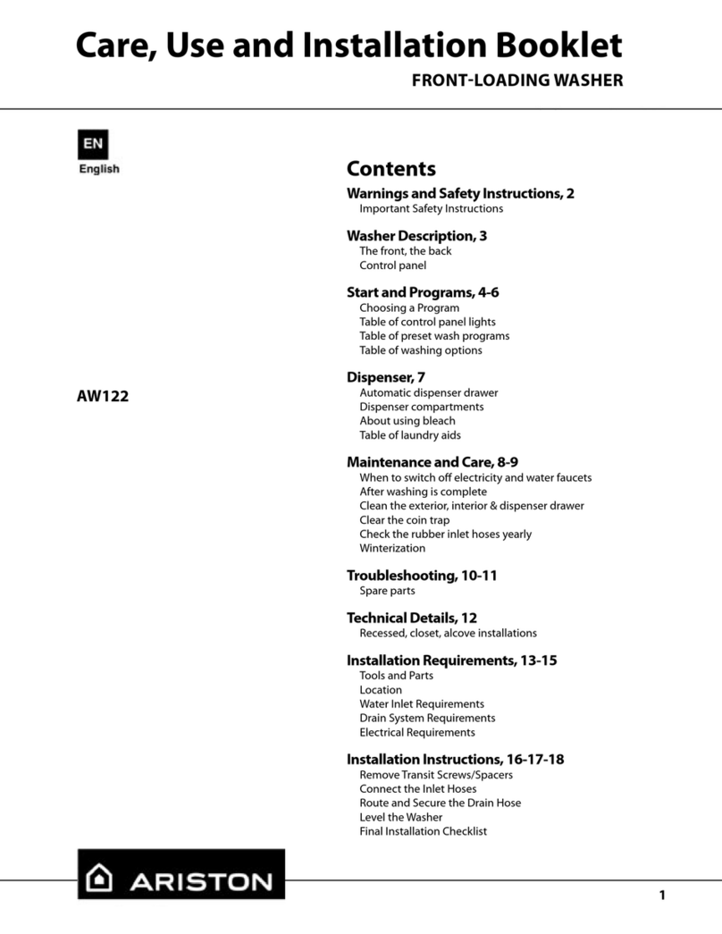 Ariston AW122 Guide