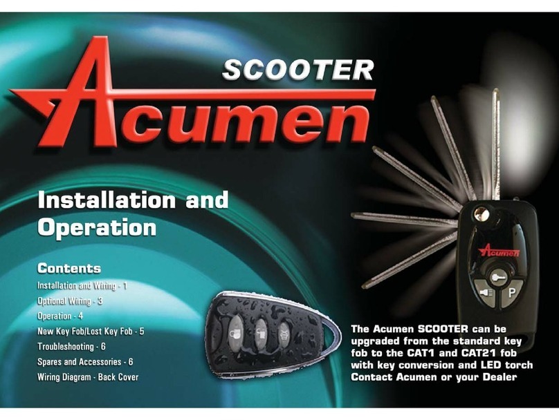 Acumen 51020 Installation and operation