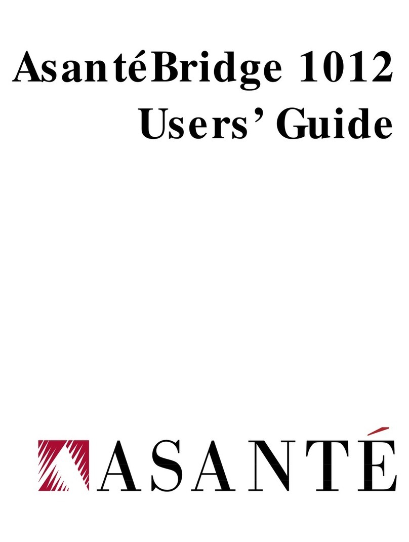 Asante AsanteBridge 1012 user guide