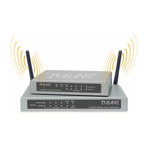 Asante FriendlyNET FR1000 User manual