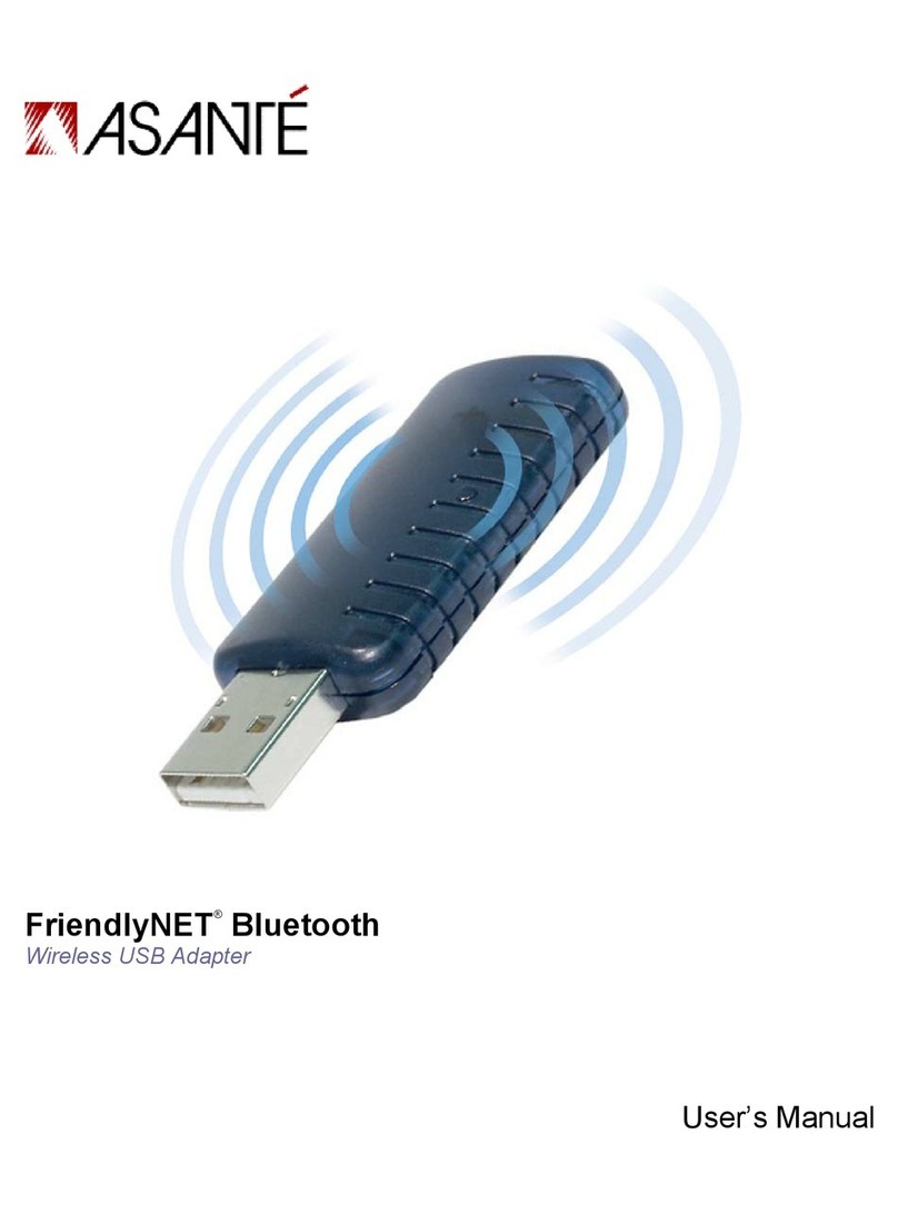 Asante FriendlyNET Wireless USB Adapter user manual