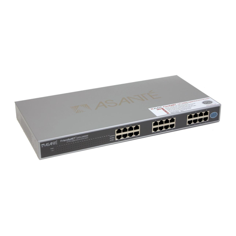 Asante FriendlyNET GX5-2400W User manual Asante FriendlyNET GX5-2400W User manual