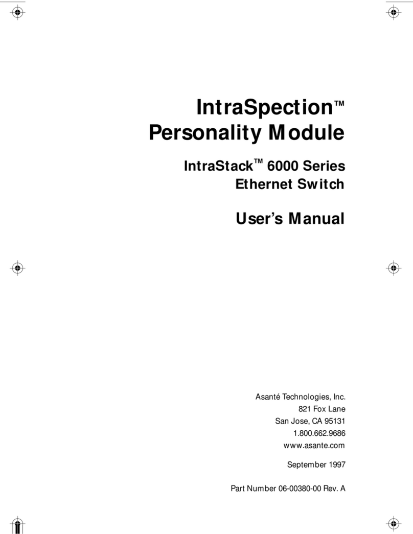 Asante 6000 Series user manual