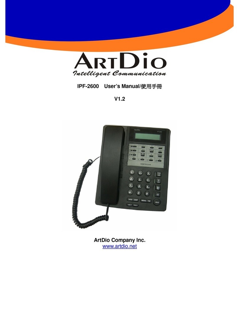 ArtDio IPF-2600 user manual