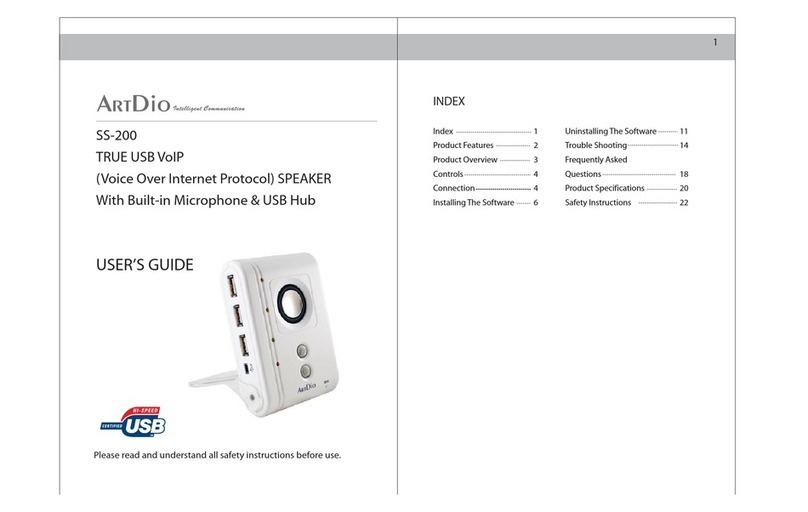 ArtDio SS-200 user guide