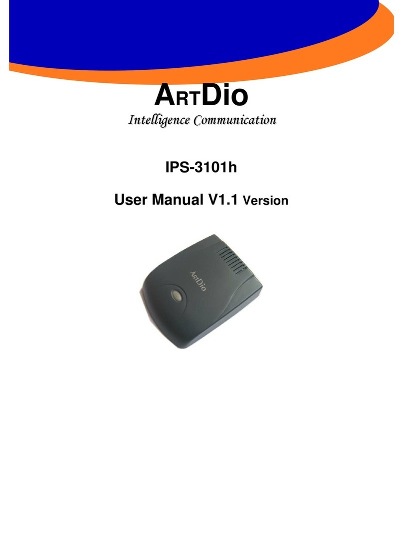ArtDio IPS-3101h User manual