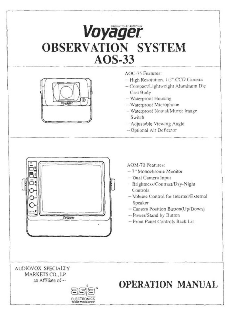 ASA Electronics Voyager AOS-33 User manual