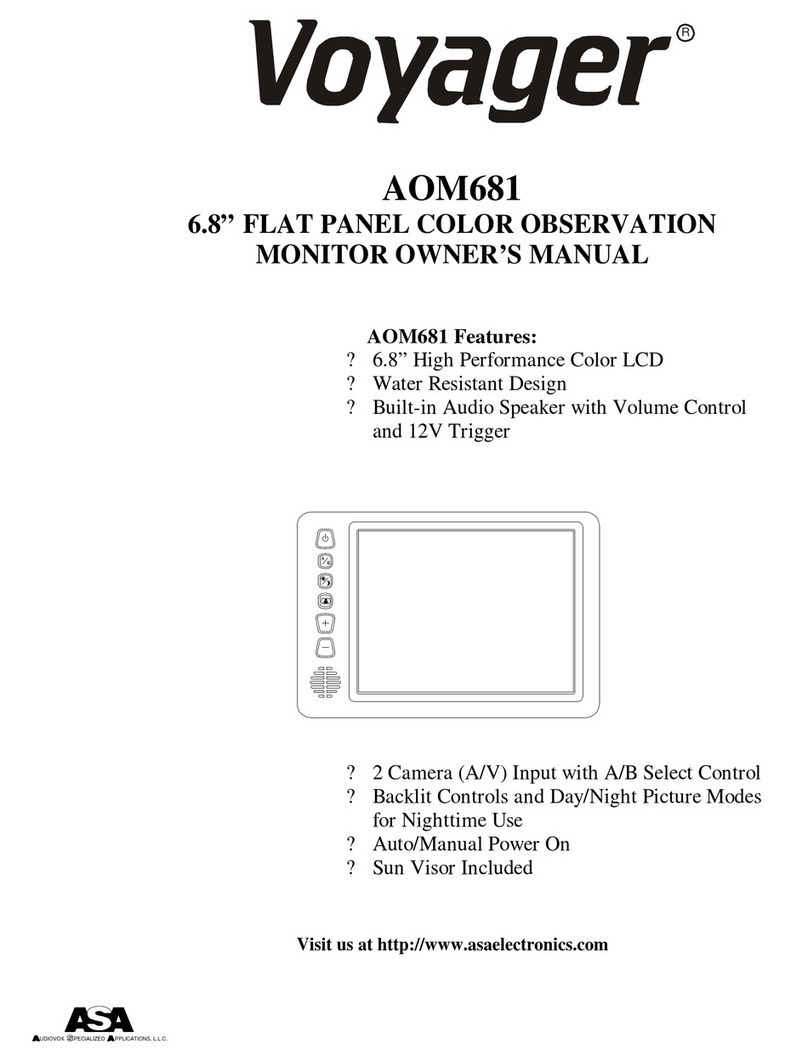 ASA Electronics Voyager AOM681 User manual