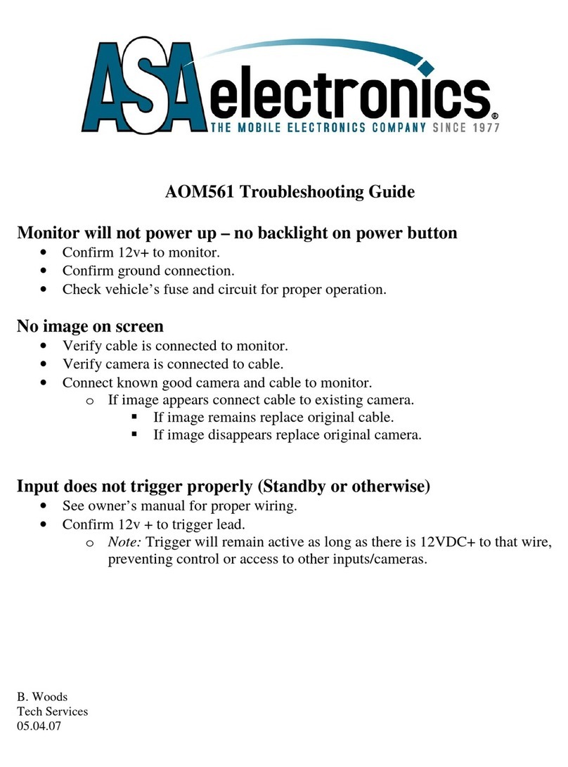 ASA Electronics AOM561 User manual
