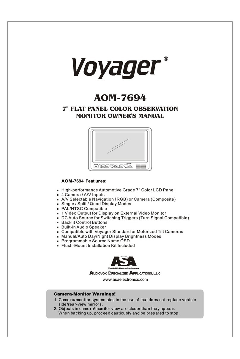 ASA Electronics Voyager AOM-7694 owner's manual