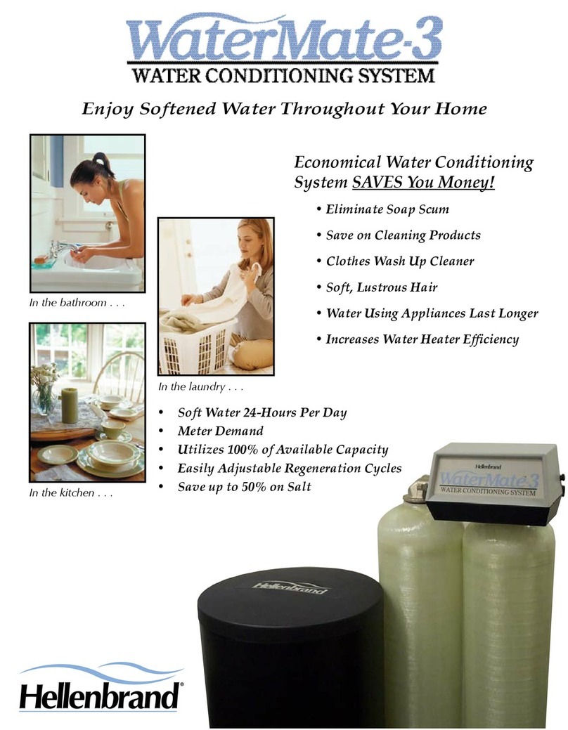 Hellenbrand Economical Water Conditioning System WaterMate... Specifications Hellenbrand Economical Water Conditioning System WaterMate... Specifications