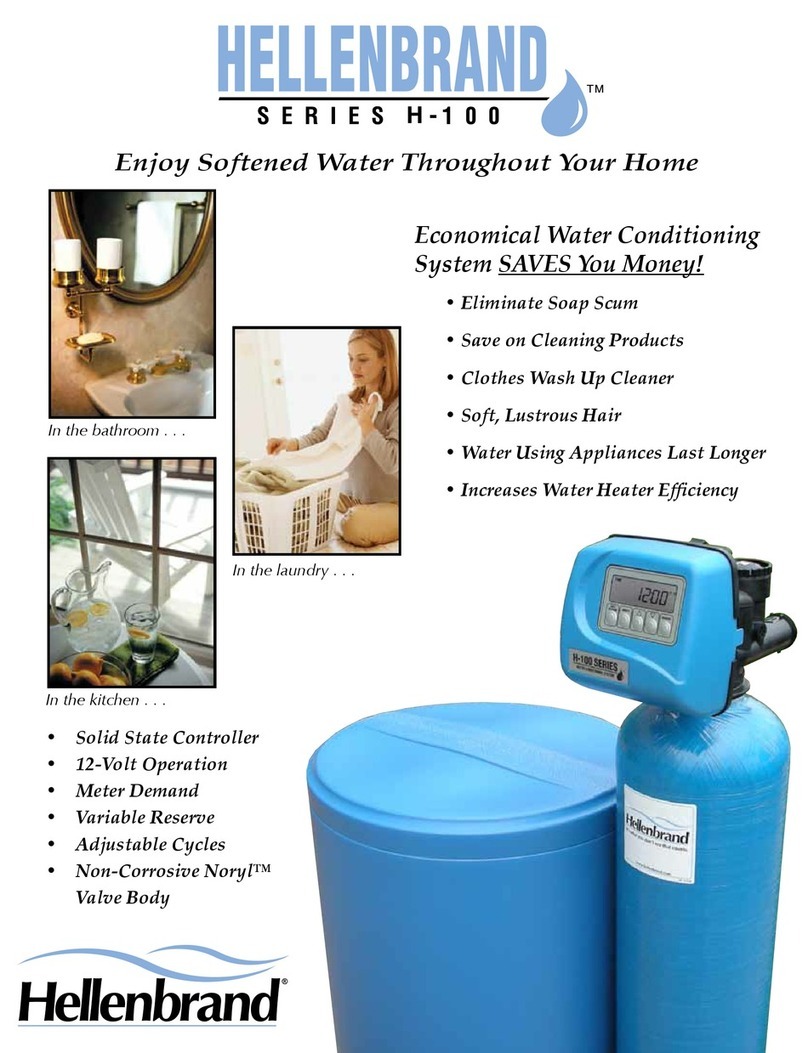 Hellenbrand Economical Water Conditioning System Series... User manual