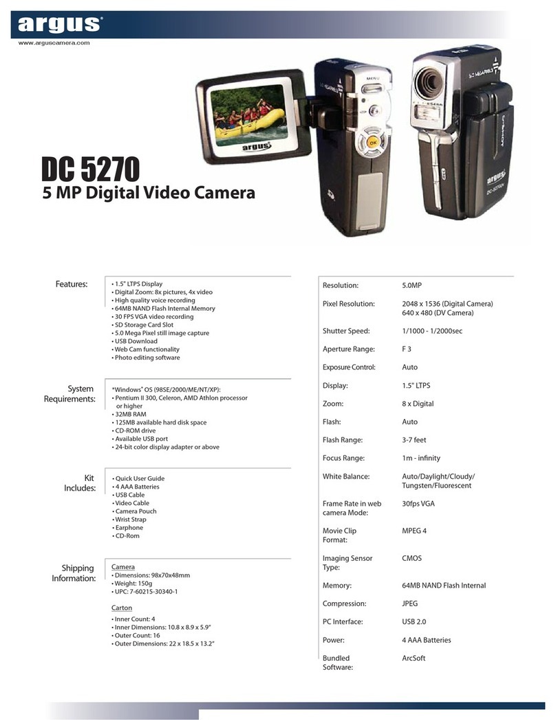 Argus DC5270 User manual
