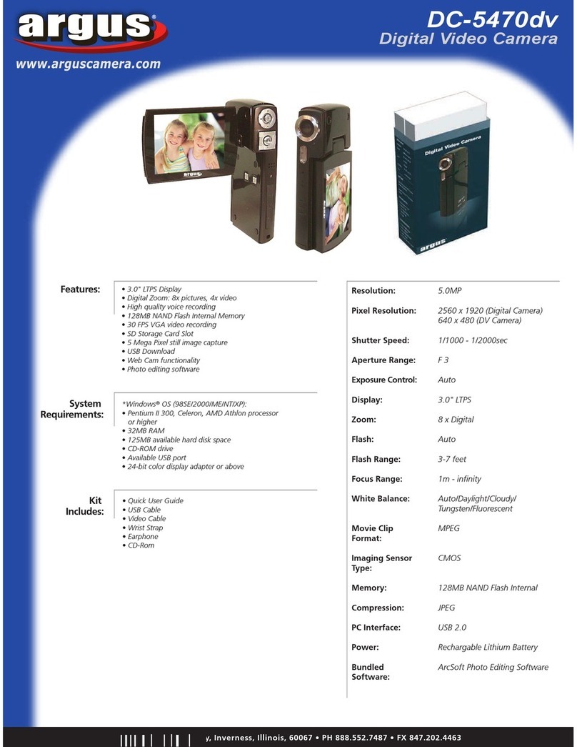 Argus DC-5470dv User manual