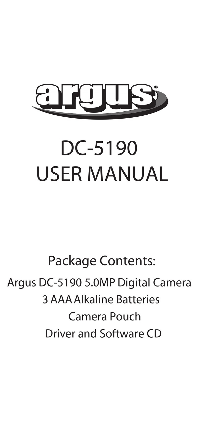 Argus Argus DC-5190 User manual
