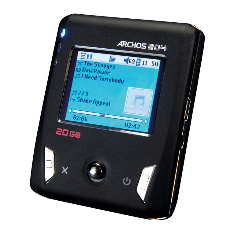 Archos 204 User manual