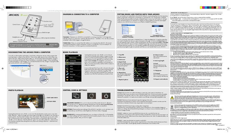 Archos 107644V2 User manual