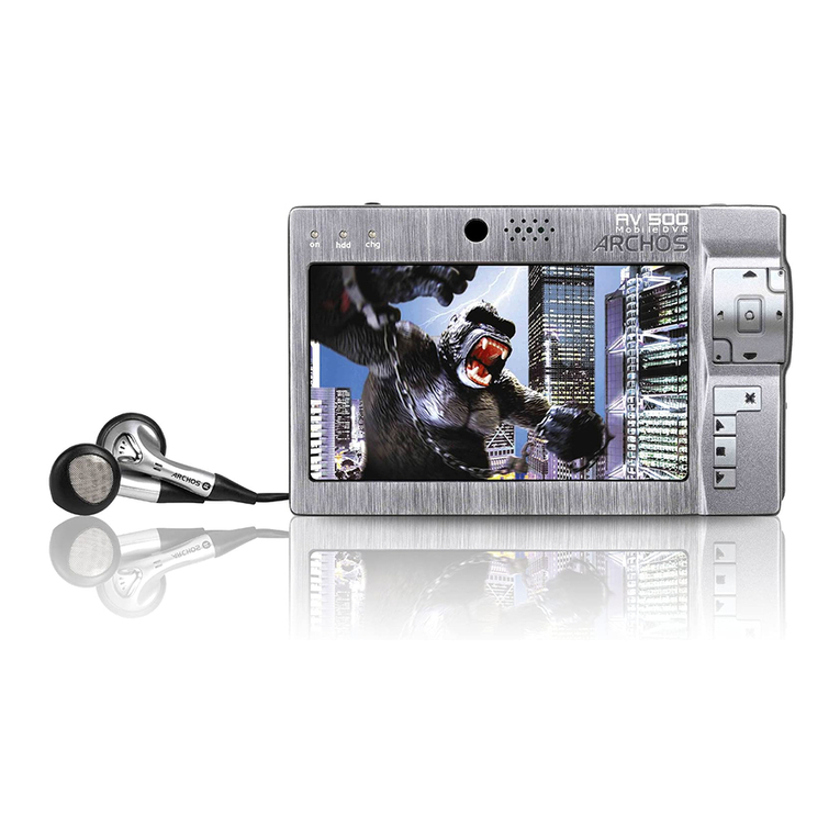 Archos AV 500 Series User manual