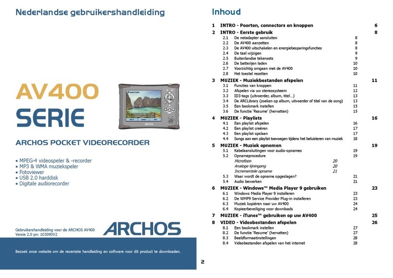 Archos HD DVR User manual