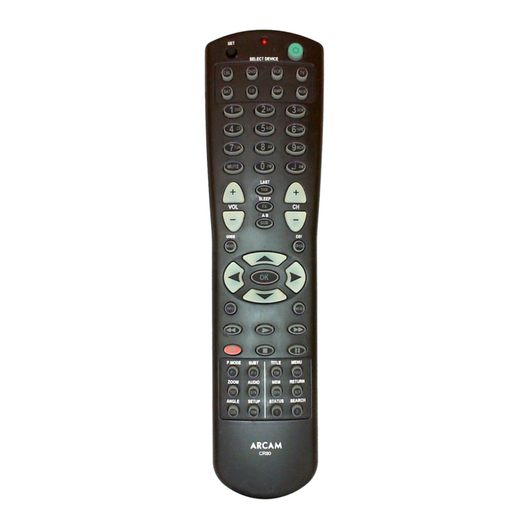 Arcam CR80 owner's manual