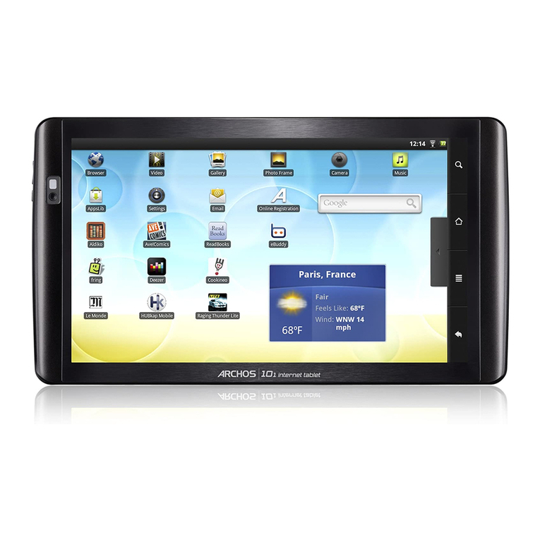 Archos 101 helium series User manual