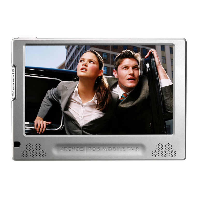 Archos 705 WIFI User manual