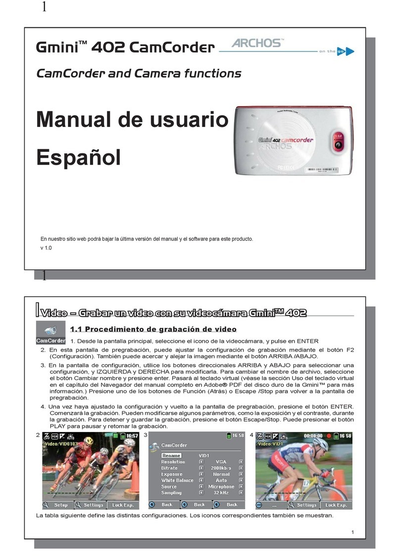 Archos Gmini 402 User manual