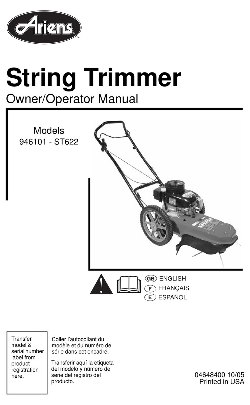 Ariens 946101-ST622 Owner's manual