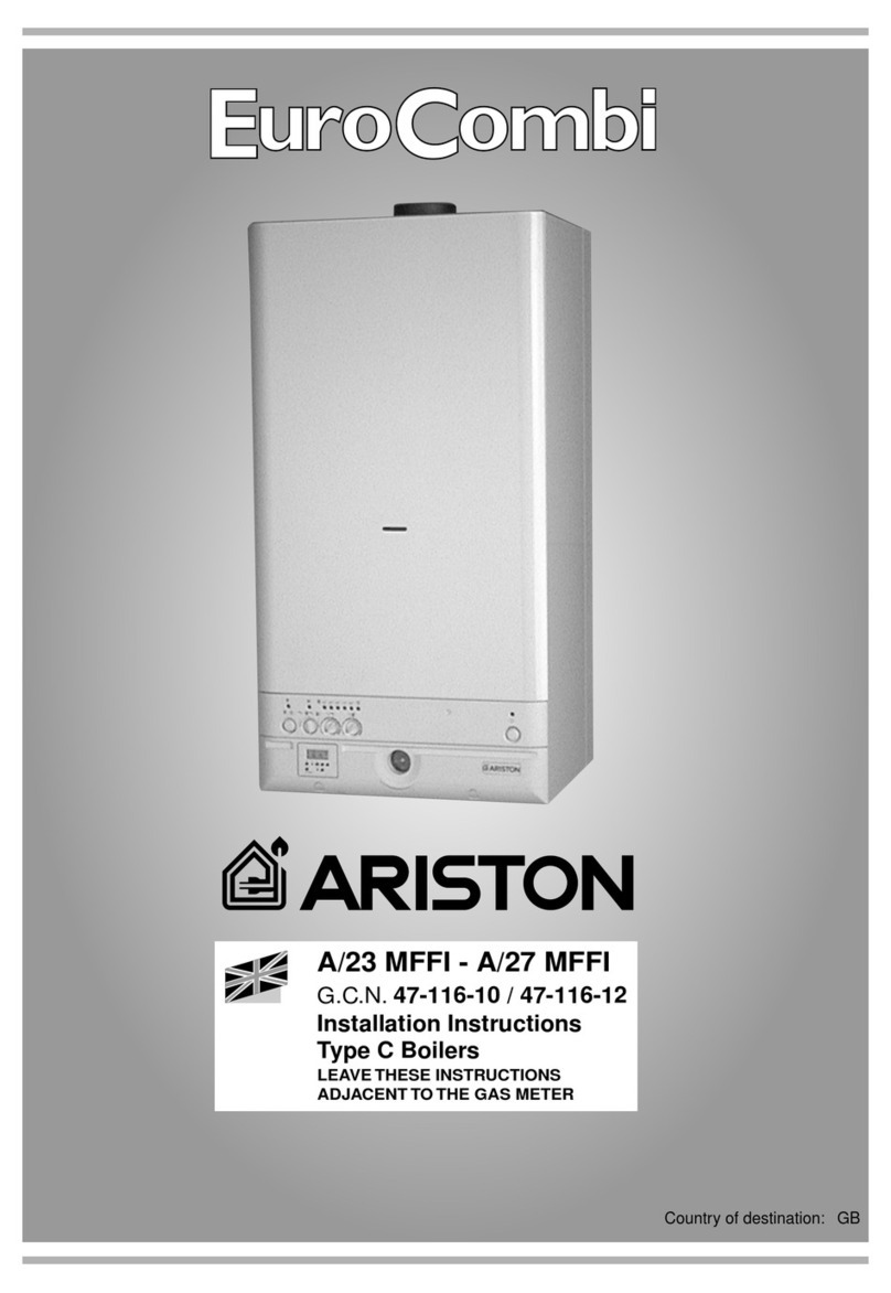 Ariston EURO COMBI 47-116-10 User manual Ariston EURO COMBI 47-116-10 User manual