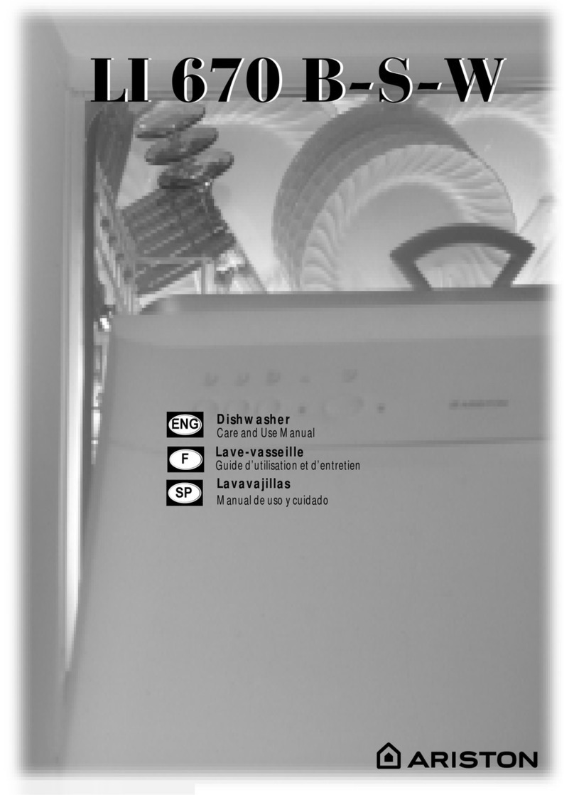 Ariston LI 670 B-S-W Care and use manual