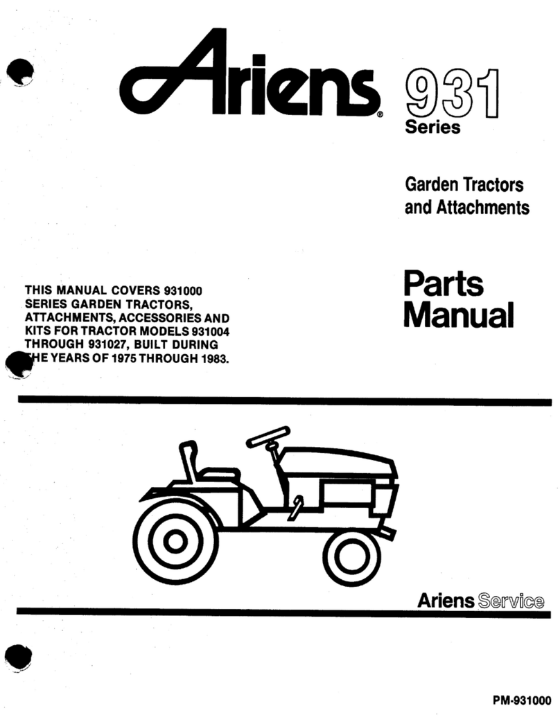 Ariens 931 User manual