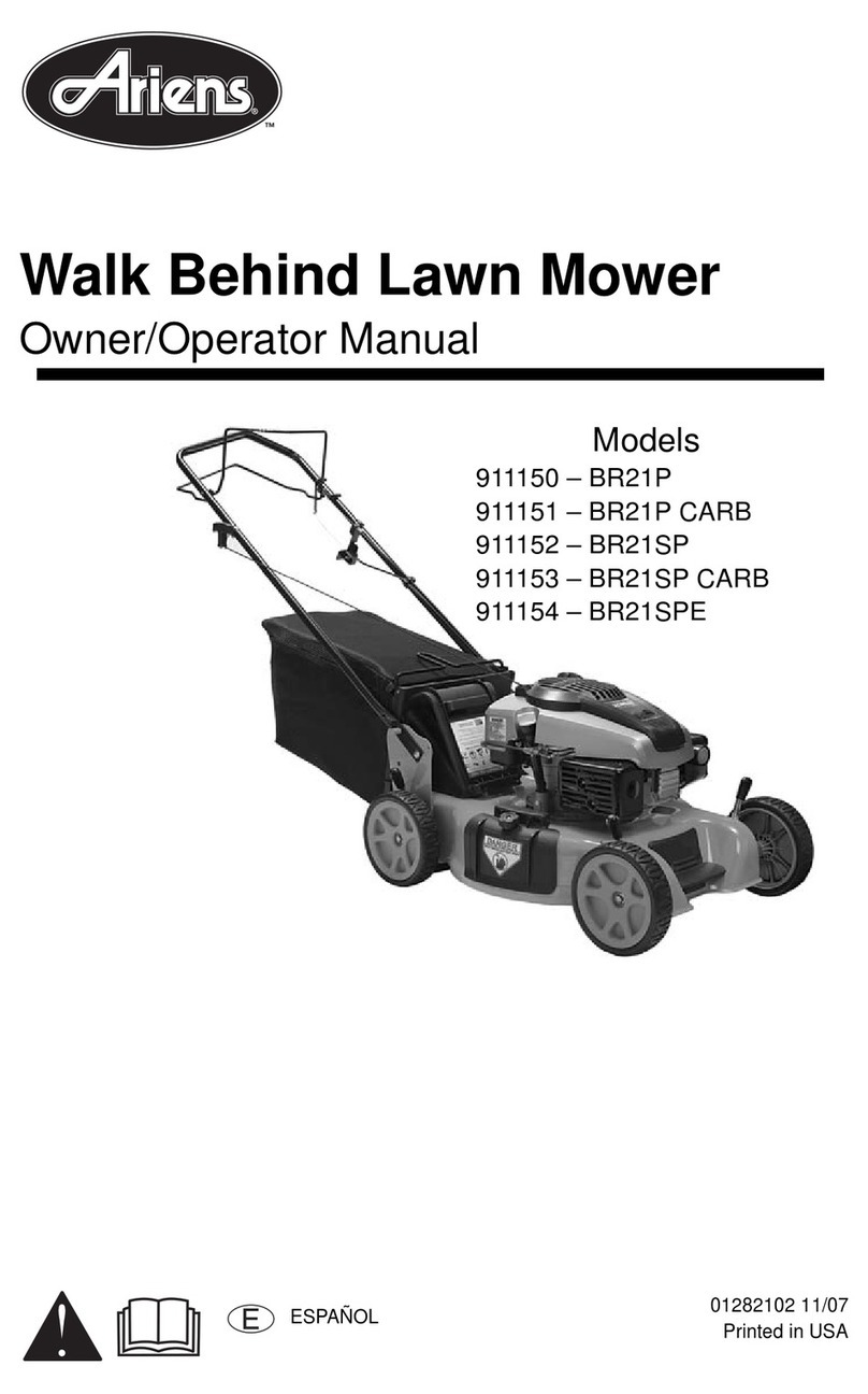 Ariens 911150  BR21P Owner's/operator's manual