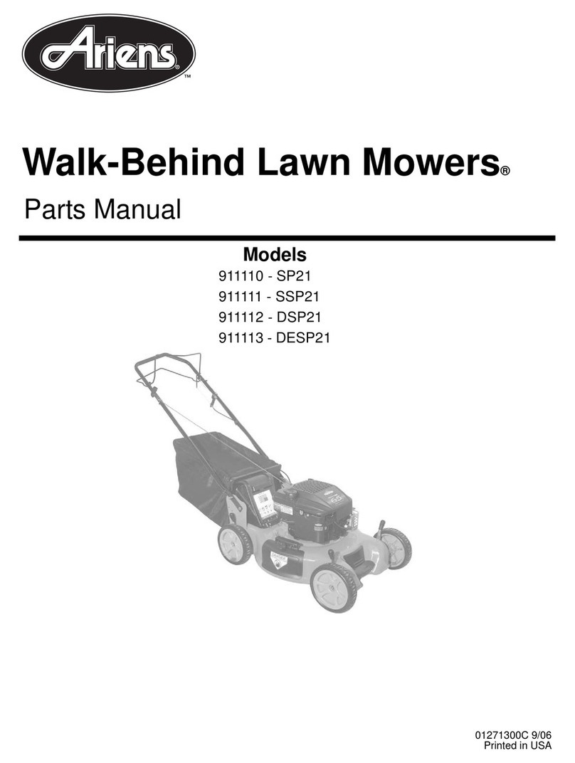 Ariens 911110 - SP21 User manual