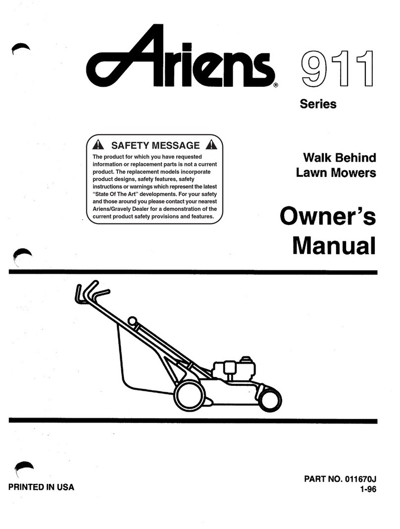Ariens 911 owner's manual